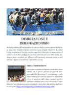 IMMIGRAZIONE E IMMIGRAZIONISMO